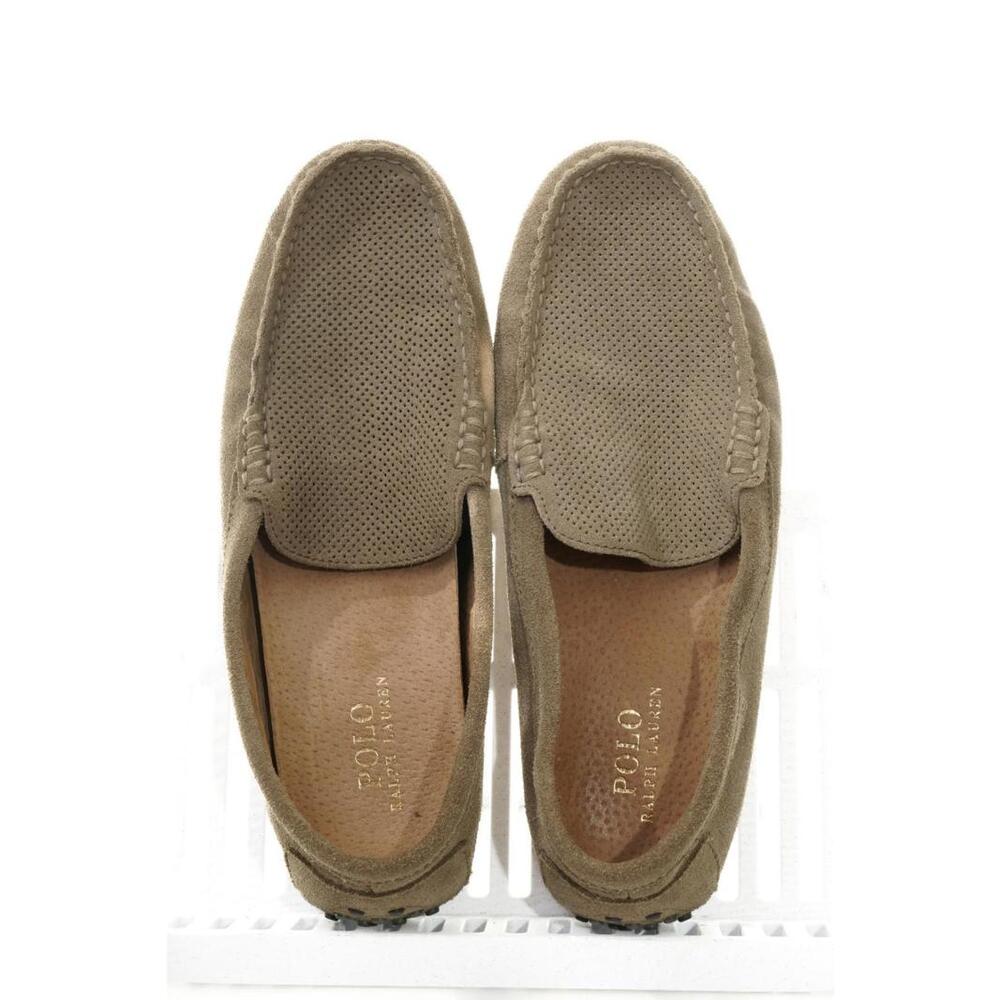 polo Ralph Lauren woodley driving moccasin loafer perforated leather sz 10.5 D